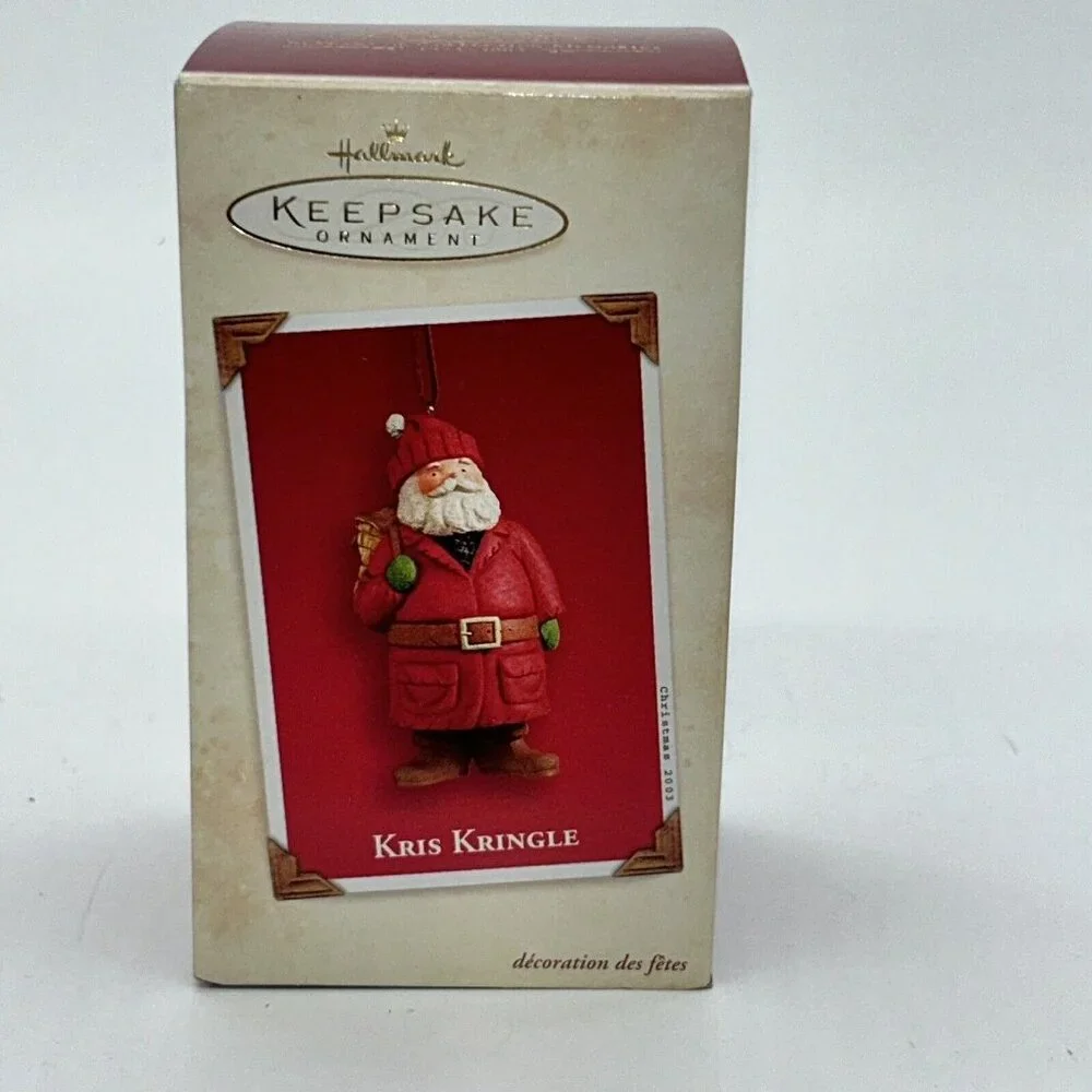 Hallmark 2003 Keepsake Ornament Kris Kringle Santa Claus Holiday Decor‎